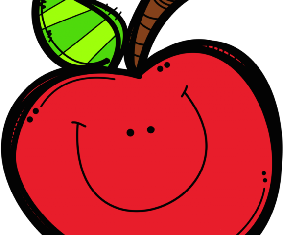 Teacher Apple Cliparts - School Apple Clipart (640x480)