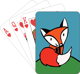 Animal Print Playing Cards - Painting (284x426)