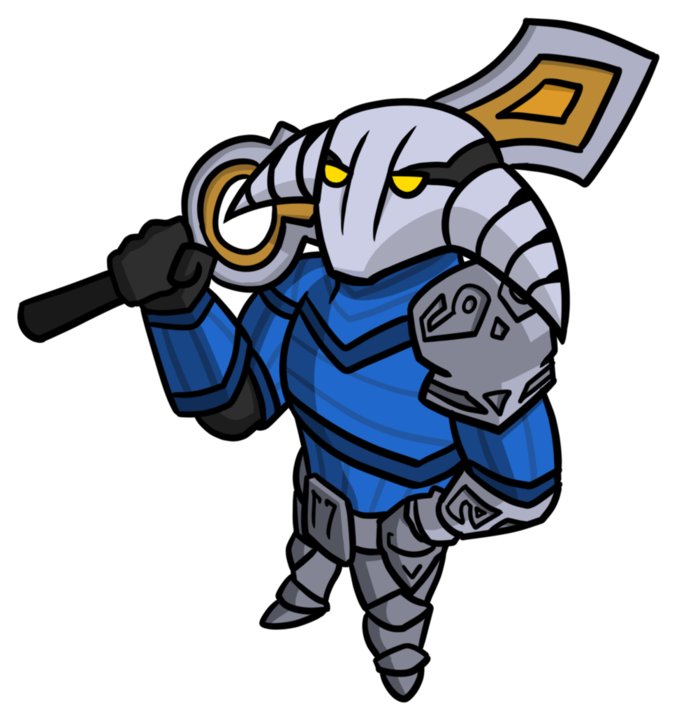 Sven Sticker By Zacharychua - Sven Dota 2 Chibi (894x894)