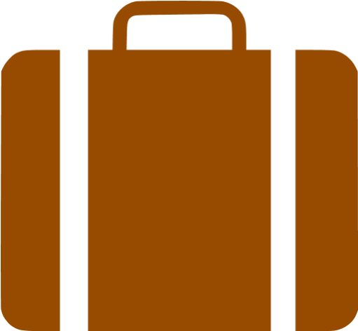 Orange Briefcase Icon (512x512)