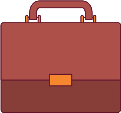 Professional Office Briefcase Vector Icon Illustration - Briggs & Riley Medium Expandable Brief (550x550)
