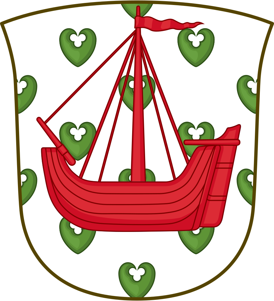 Coat Of Arms Of Svendborg County - Octagon (931x1024)