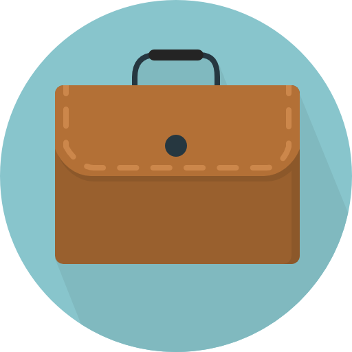 Briefcase Free Icon - Business Suitcase Png Icon (512x512)