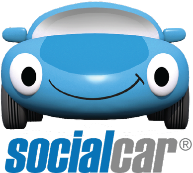 Blue Car Clipart Profile - Socialcar Logo Png (400x400)