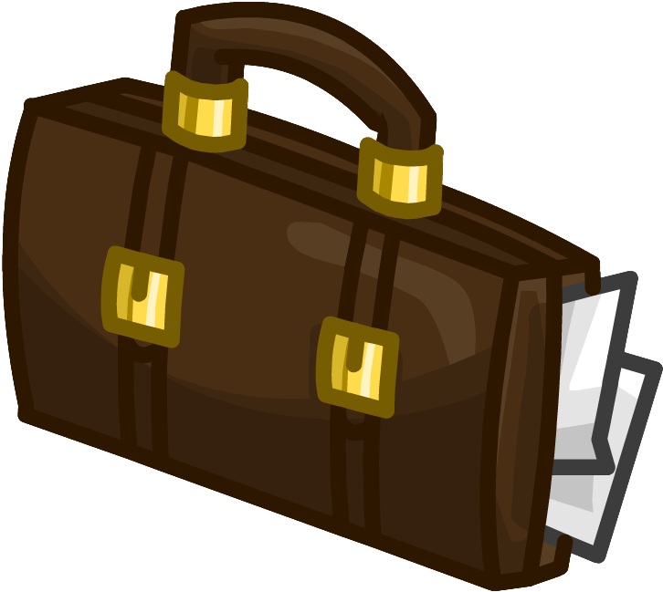 Brief Case - Club Penguin Briefcase (757x664)