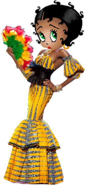 Betty Boop Tribal In Zambia Photo By Khunpaulsak - Betty Boop (338x620)