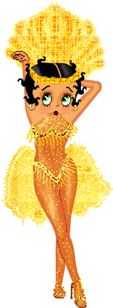Betty Boop Geisha Dancer Photo By Khunpaulsak - Illustration (300x620)