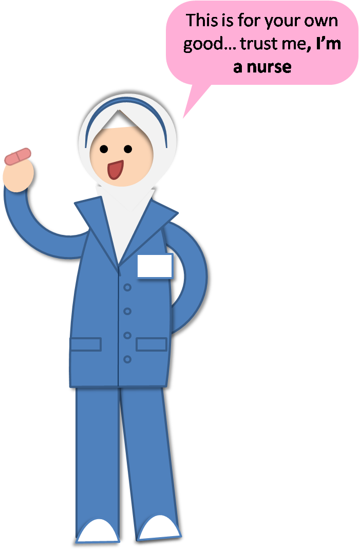 Trust Nurses By Forensicist On Deviantart - Muslim Nurse Clipart (699x1068)