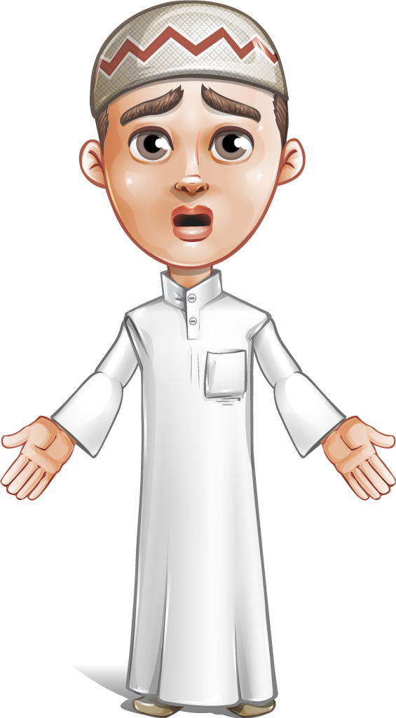 Boy Clipart Islamic - Muslim Boy Clipart Png (565x1024)