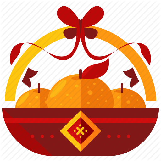Related Chinese New Year Orange Clipart - Chinese New Year Icon Png (512x512)