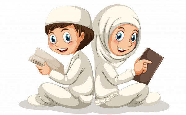 “ Kegiatan Khataman Qur'an “ - Muslim Kids Cartoon (600x373)