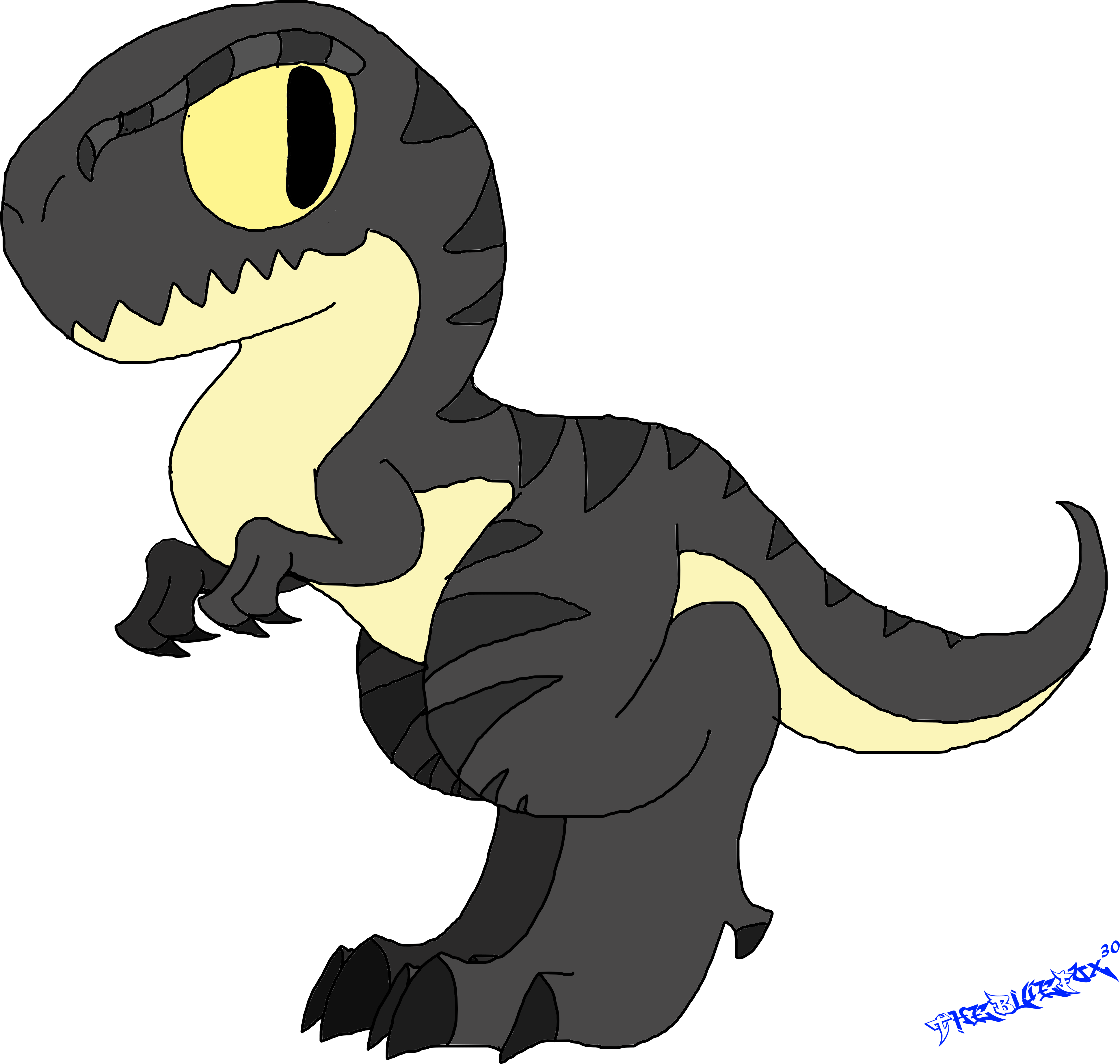 Drawn Randome Animal - Drawings Of T Rex (4000x4000)