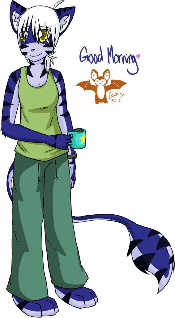 Good Morning- Tigerlily By Yomaru - Cartoon (566x1025)