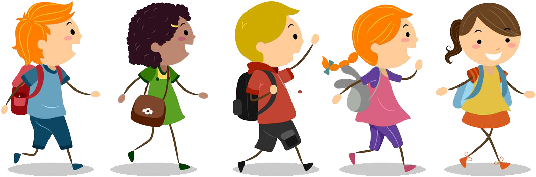Children Lining Up At School Clip Art Download - Children Lining Up At School Clip Art Download (1075x445)
