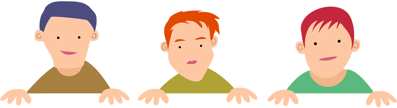 School Children Cartoon - เด็ก การ์ตูน Png (1280x640)