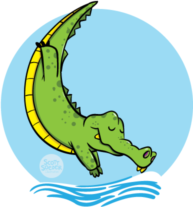 Level 6 Gator - Ink (454x463)