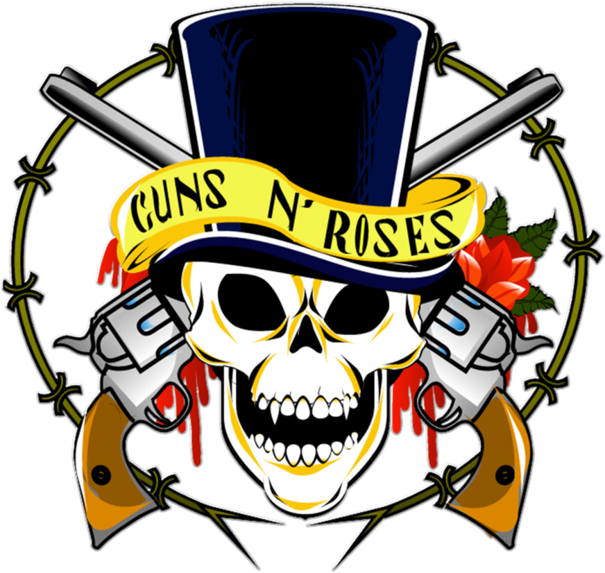 Guns N Roses Emblema Para Gta V By Xxtedxxx666xx - Guns And Roses Logo Png (884x904)