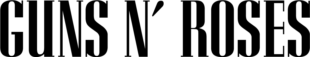 Guns N Roses Wide - Guns N Roses Guns Logo (1200x300)