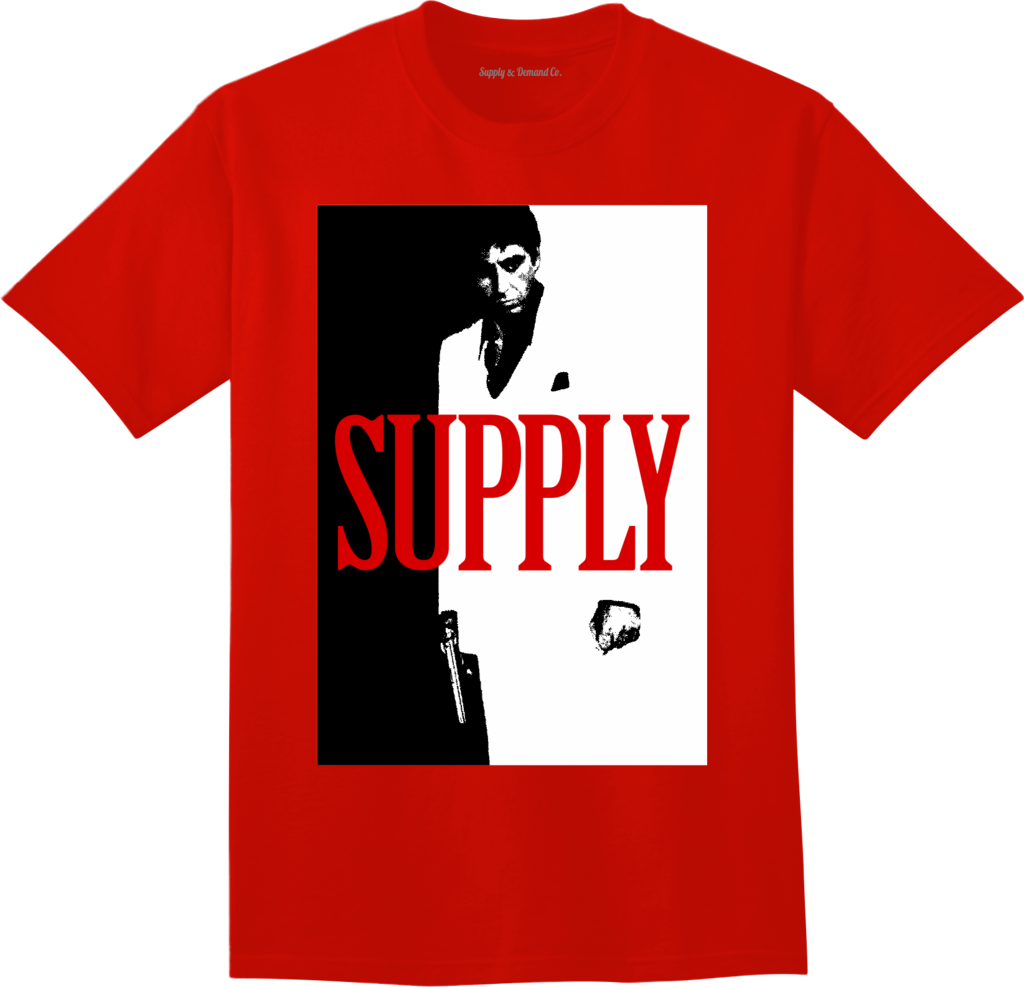 Supply & Demand-tony Red Tee - Scarface Money Power Respect - Sony Psp (1024x987)