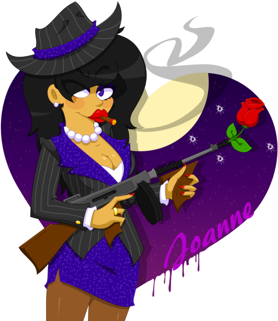 Guns 'n Roses~ By Vintagecorgi - Cartoon (600x684)