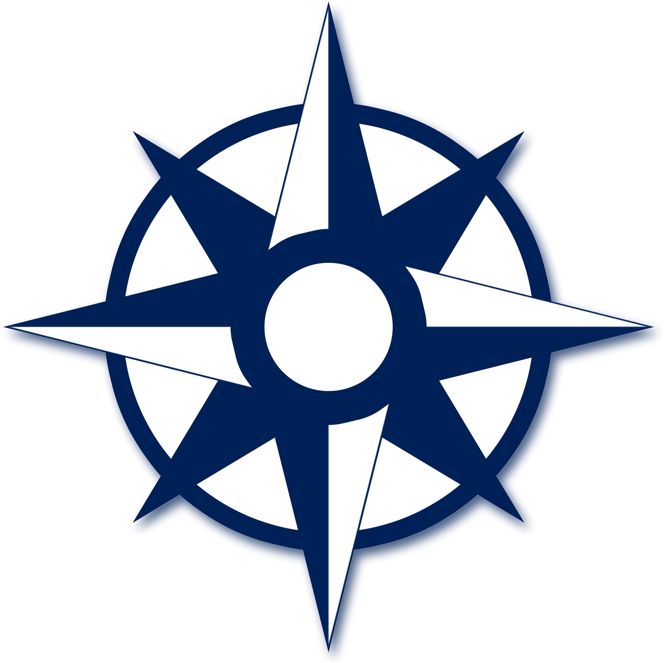 Compass - Oregon Crusaders Logo - (2476x2363) Png Clipart Download