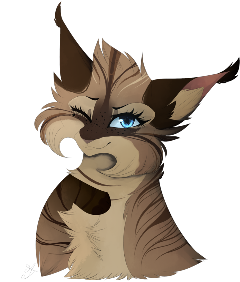 Brown Anime Cats - Warriors Cat Art (820x974)