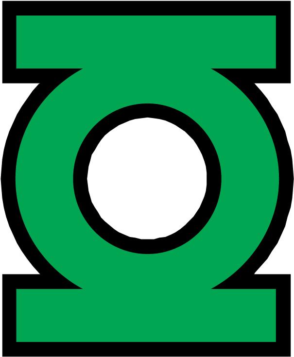 Green Lantern Logo - Draw Green Lantern Logo (612x792)