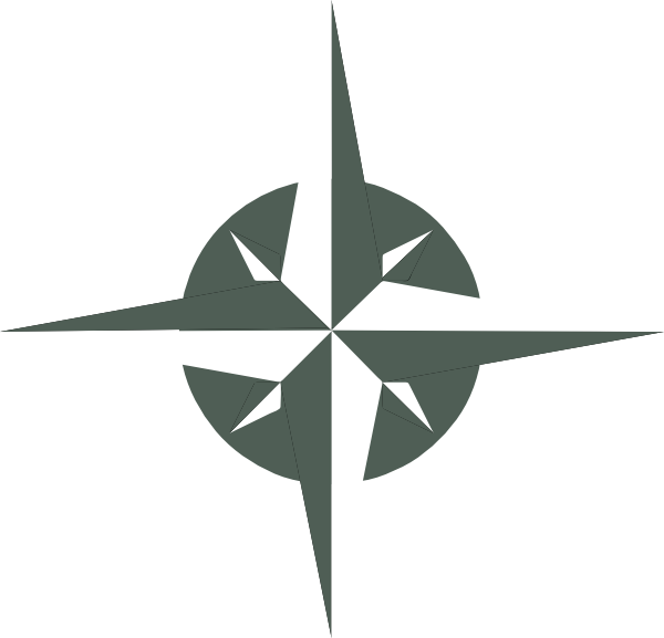 White Compass Rose Svg Clip Arts 600 X 577 Px - First Scottish Searching Services (600x577)