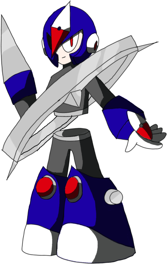 Compass Man By Bluespikmin - Cartoon (774x1032)