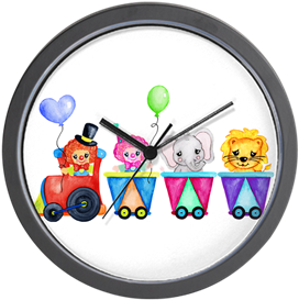 So Chic Trendy Monogram Gifts And More - Rainbow Circus Train Golf Balls (350x350)