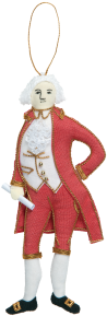 Handmade Ornament Of John Adams, Second President Of - Santa Claus (370x370)