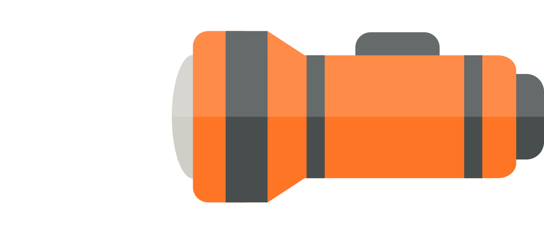 Flashlight Scalable Vector Graphics Icon - Flashlight Scalable Vector Graphics Icon (1500x1500)