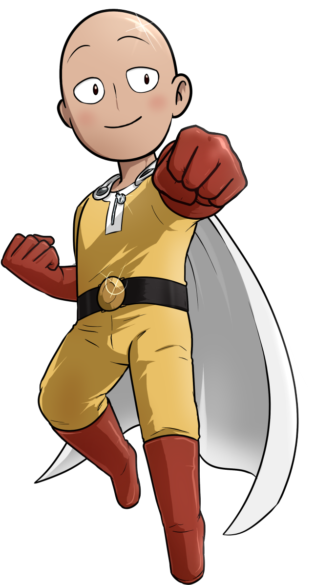 D One Punch Man - One Punch Man (1280x1280)