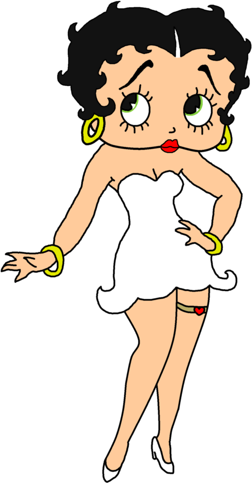 Betty Boop By Stephen718 - Betty Boop White Dress (774x1032)