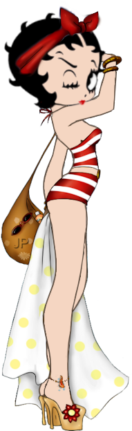 Have A Most Fabulous Weekend Xox Linda - Papel De Parede De Betty Boop Com Vestidos De Luxo (271x689)