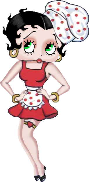 "what's Cookin' " Image By - Betty Boop As A Cook (334x632)