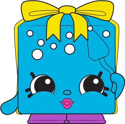 Collectors Guide Blue - Shopkins Blue Present (575x475)