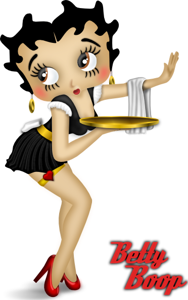 Free Vector Thestructorr Betty Boop Clip Art - Betty Boop - 9 - Fridge Magnet 70mm X 45mm - Ideal (372x595)