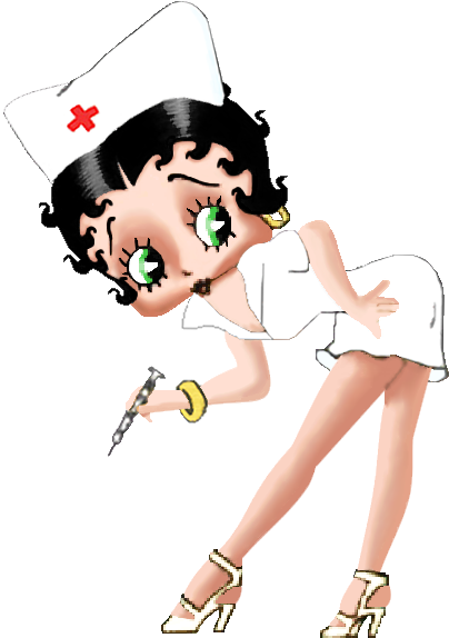 Cartoon Betty Boop Nurse (420x600)