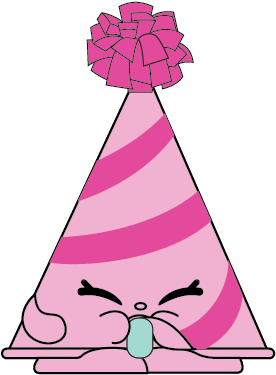 Shopkins Se 032 Marty Party Hat A Exclusive Shopkin - Shopkins Marty Party Hat (401x400)