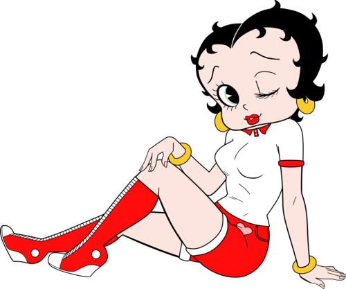 Betty Boop Wallpaper Called Betty Boop Anime Spring - Betty Boop (500x417)