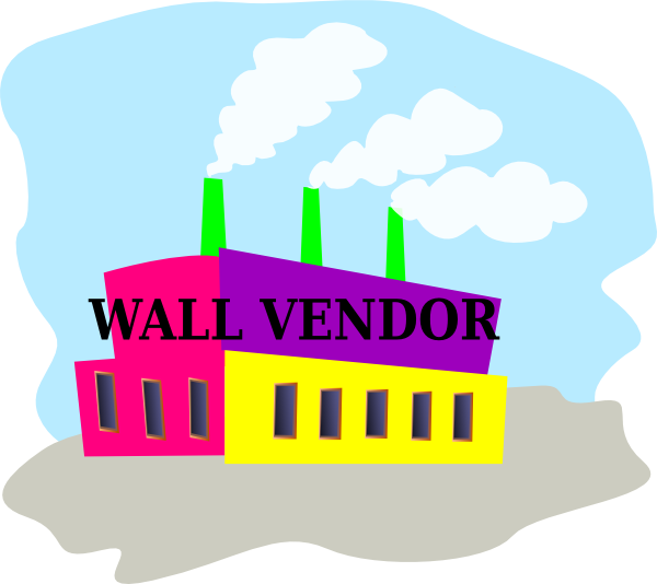 Wall Vendor Clip Art At Clker - Wall Vendor Clip Art At Clker (600x534)