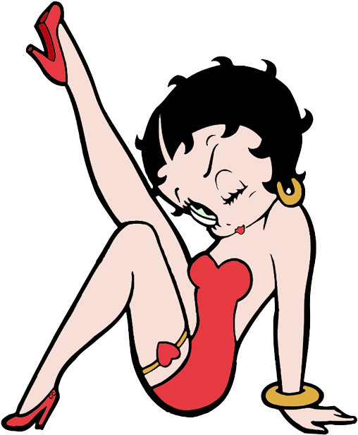 Birthday Clipart Betty Boop - Betty Boop Clip Art (522x631)