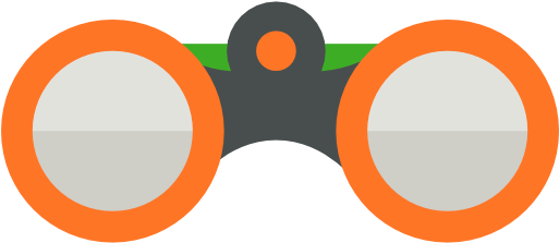 Scalable Vector Graphics Binoculars Icon - Scalable Vector Graphics (512x512)