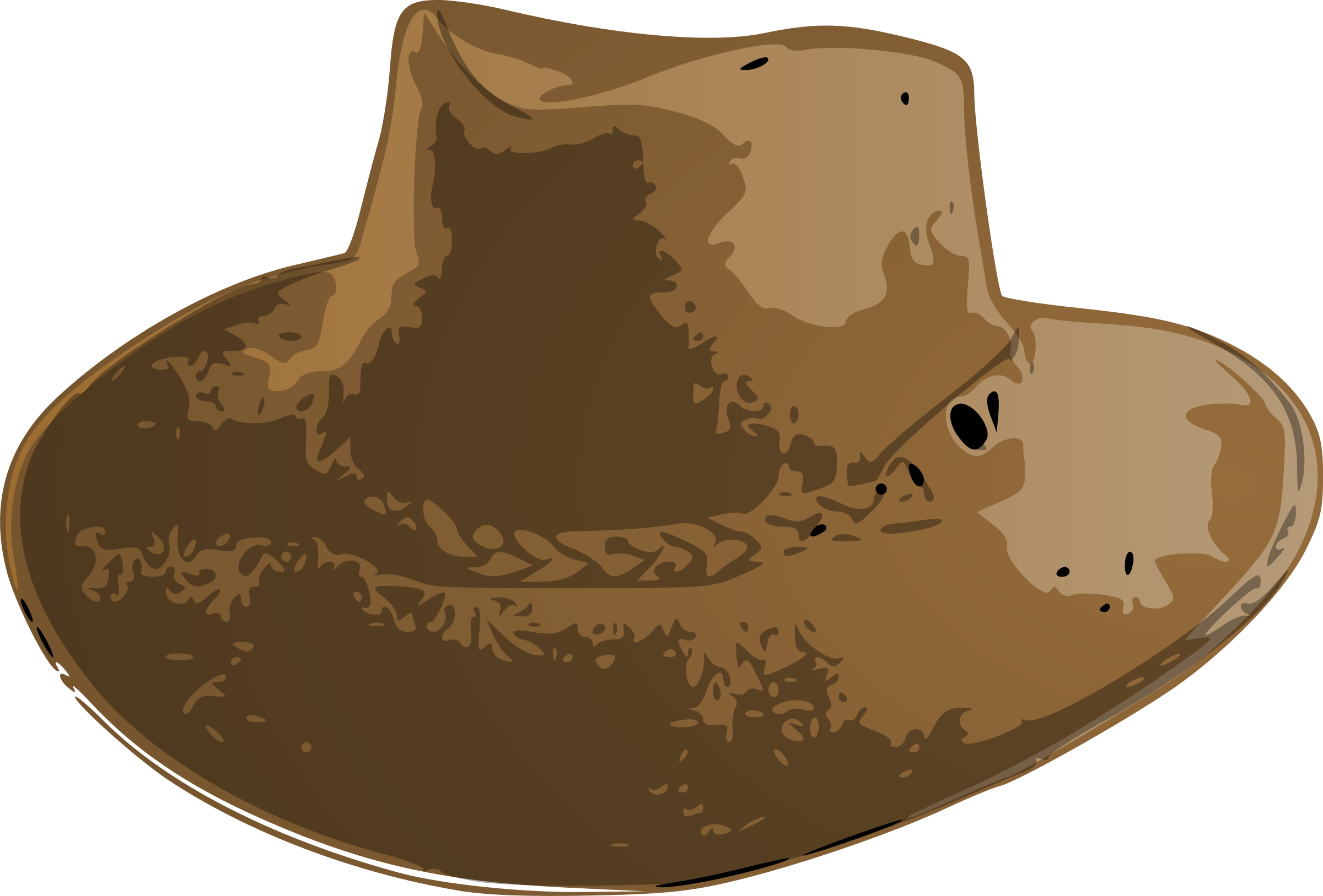 Cap Clipart Indiana Jones Hat - Hat Clip Art (2400x1627)