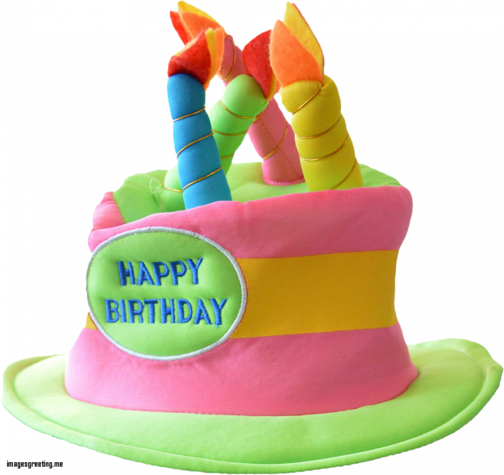 Download The Image Of "new Happy Birthday Png Free - Birthday Hat Transparent Background (1024x966)