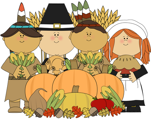 Preschool Thanksgiving Cliparts - Preschool Newsletter Templates For November (500x394)