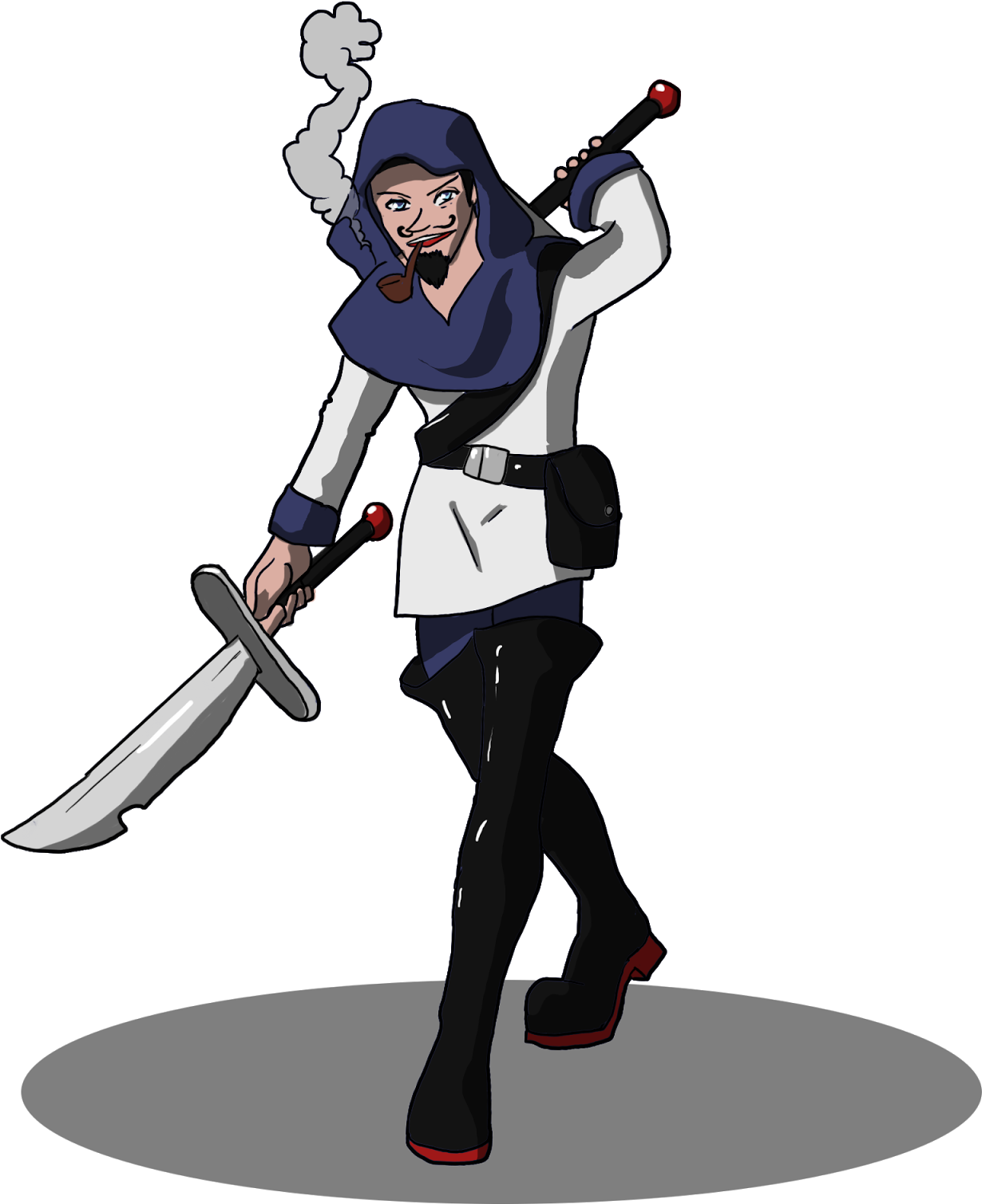 The Guildmaster Of The League Of Assassins In Avalot, - Cartoon (1600x1600)