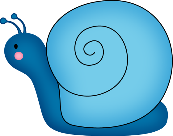 Snails, Clip Art, Jumper, Album, Bugs, Gardens, Animals, - Caracol Animado Azul (560x441)