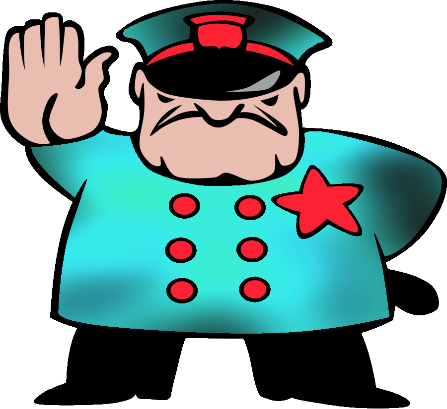 Royal Officer 2 Photo 21072 Police Man Vectorh3 Zpsaade33ef - Police Officer Cartoon Black And White (900x825)